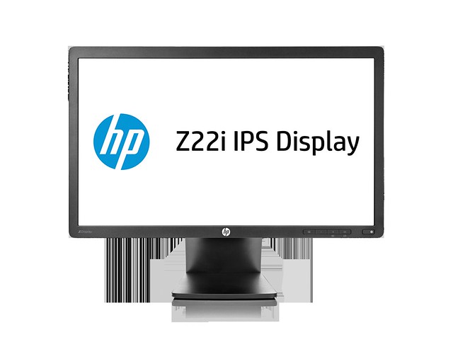 HP Z22i 21.5-inch IPS Monitor , mid-height, center facing