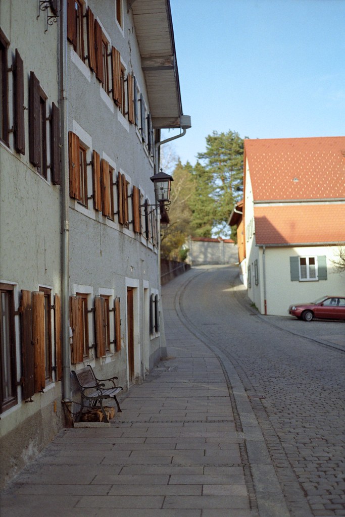Streets of Füssen, Bavaria, on film V