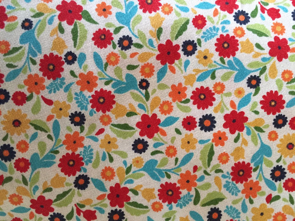 Pretty Floral Fabric | This is a close up of the fabric I us… | Flickr