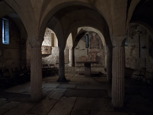 Spoleto - cripta di sant'Isacco (VIII-IX sec.)