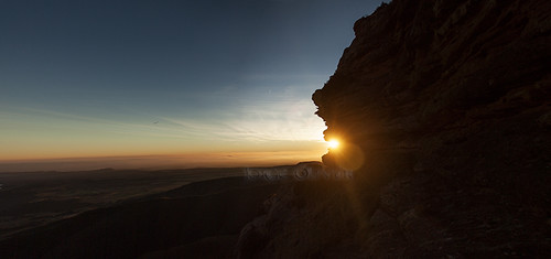 Atardece en la Hoya de Huesca by aguasguara, mountain nature spain