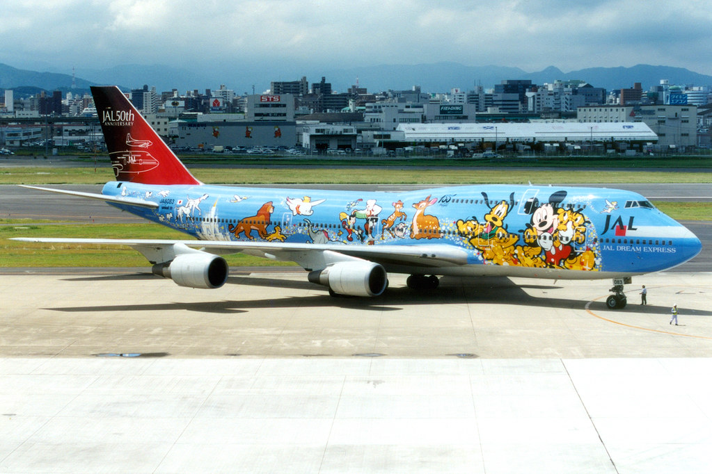 Japan Airlines | Boeing 747-400D | JA8083 | Disney Dream E… | Flickr