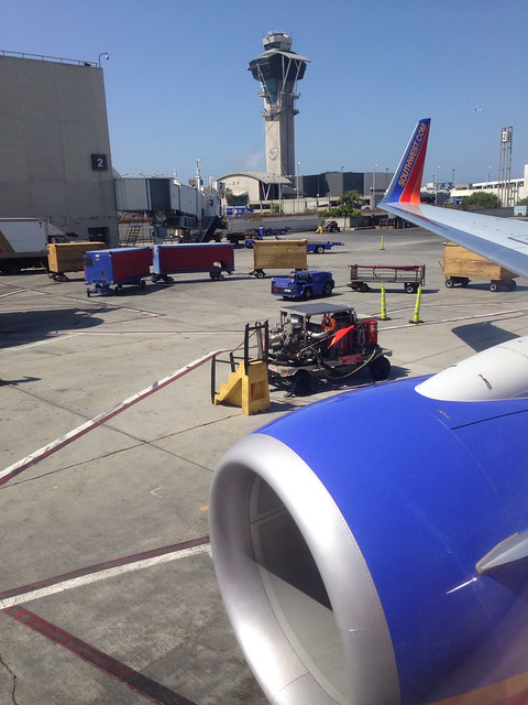 Boarded on Southwest flight from LAX to Chicago Midway Airport.