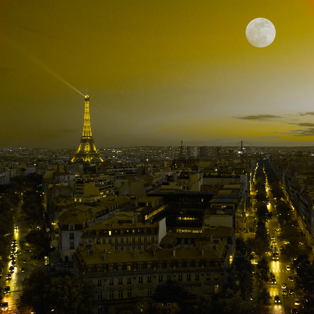 la lumière dorée de Paris