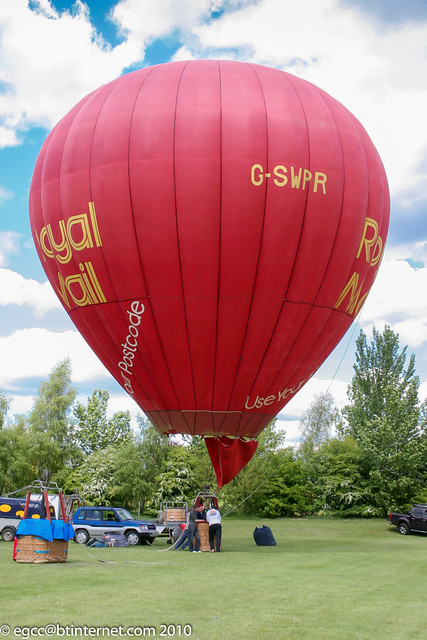 G-SWPR - 1982 Cameron N-56 Hot Air Balloon, at the 2010 BBM&L Inflation Day at Pidley