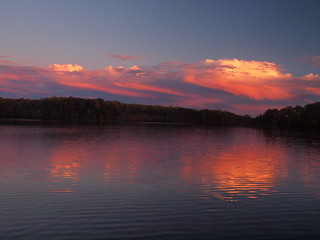 Sunset on Bruke Lake