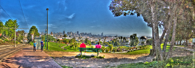 Dolores Park April 18 HDR Panorama