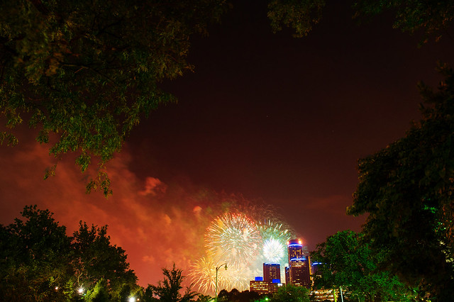 fireworks | detroit, michigan