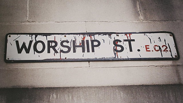 Worship Street, London
