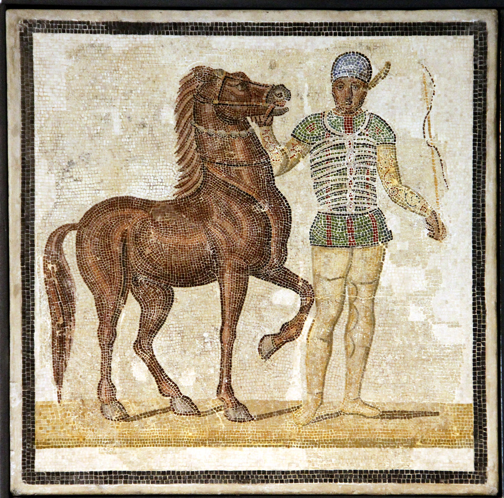 Auriga con il suo cavallo. III sec. d.C. | Dalla Villa di Ba… | Flickr