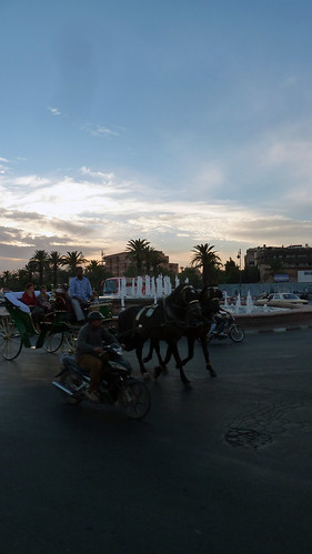 Marrakech Streets by The Travel Dan, Marrakech africa street sunset horses food sun streets tower sahara pool beautiful gardens breakfast