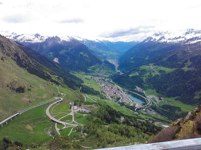 View from the St. Gotthard Pass