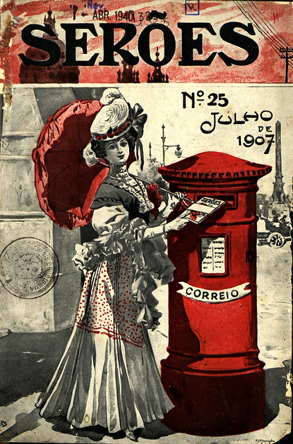 Capa da revista antiga | old magazine cover | couverture de magazine ancienne | Portugal 1900s