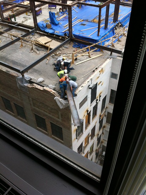 Hyatt Hotel Construction - Chicago May 7, 2014