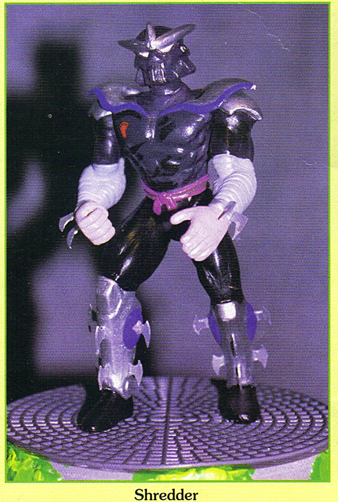 Tomart's Action Figure Digest #xx :: pgs.26, 27 TOY FAIR '97, PLAYMATES "NINJA TURTLES: THE NEXT MUTATION / ..early "VADER-esque" 'SHREDDER'  (( April 1997 )) by tOkKa