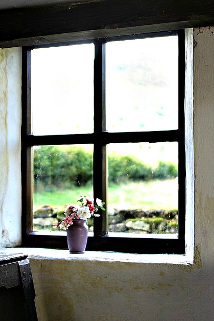 Window with vase