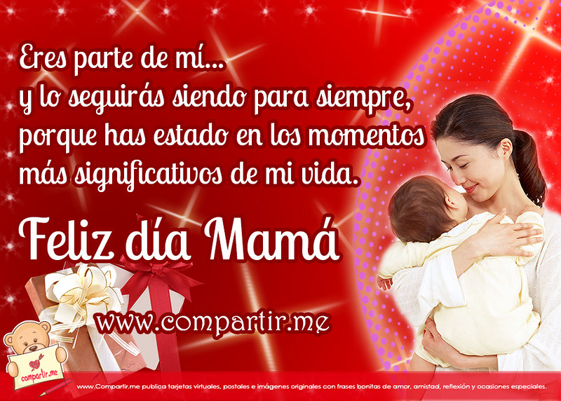  Imágenes de Amor  Mensajes bonitos para el día de la madre…