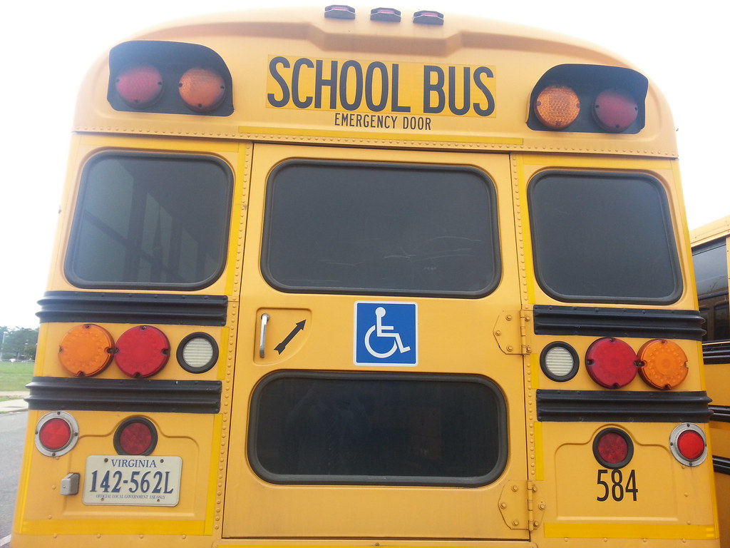 School bus rear | Blue Bird Bus, Henrico County, Virginia | G Marshall ...