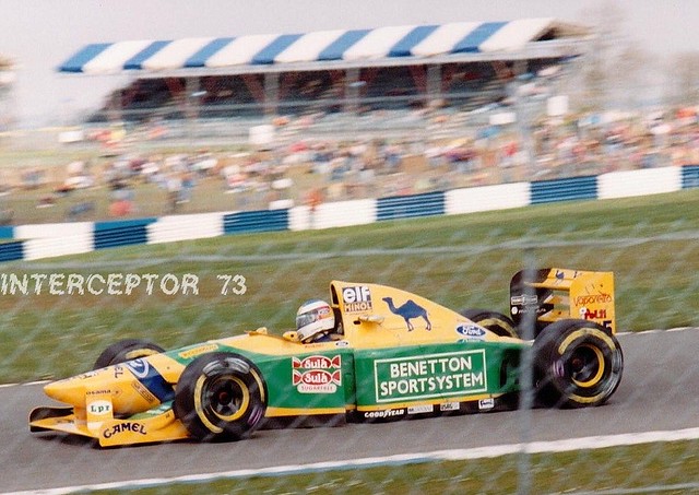 Michael Schumacher, Benetton-Ford B193, 1993 European Grand Prix, Donington Park, 10th April