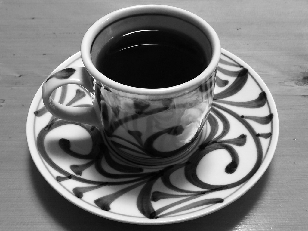 素材写真 コーヒーカップ白黒 13 11 3 Iphoneから送信 Tatsuo Yamashita Flickr