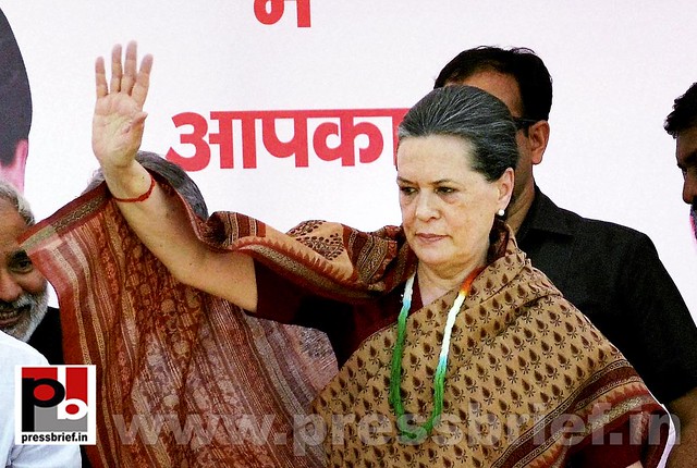 Sonia Gandhi in Muzaffarpur, Bihar 01