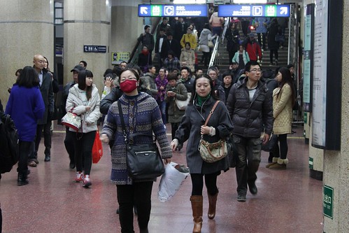 Platform level at Dongsishitiao station