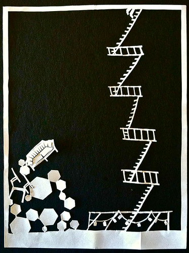 Tom's Departure Paper Cutting by Hannah Kohl | by all things paper
