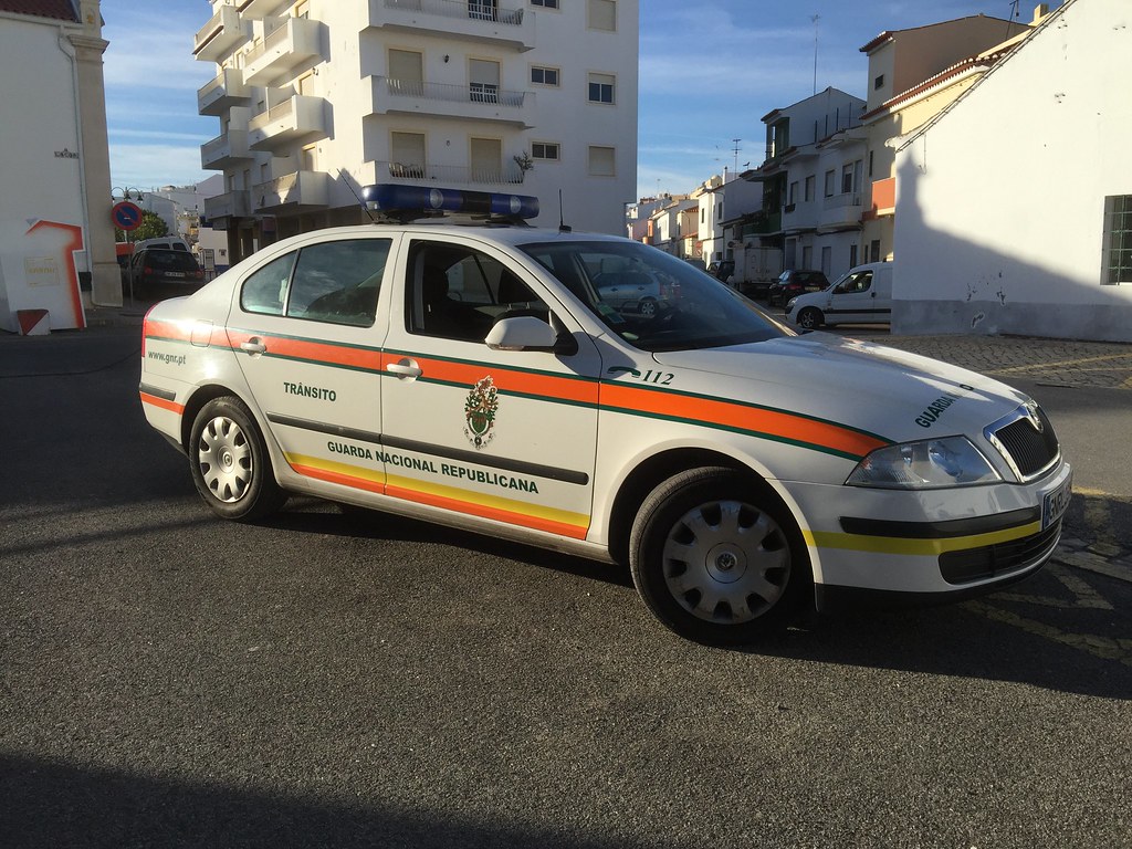 Brigade de Transito GNR Portugal - Skoda Octavia Police Car - Guarda Nacional Republicana