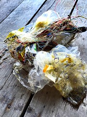 This is the amount of plastic and garbage I found on one snorkelling trip. So sad and gross.