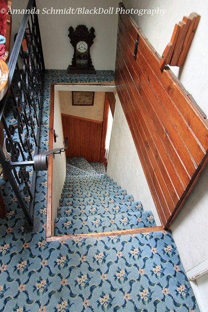Stairs down to kitchen