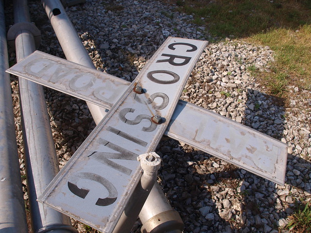 Branson Missouri A walk around the old part of town  2013 Roads Building Signs Broken railroad train sign