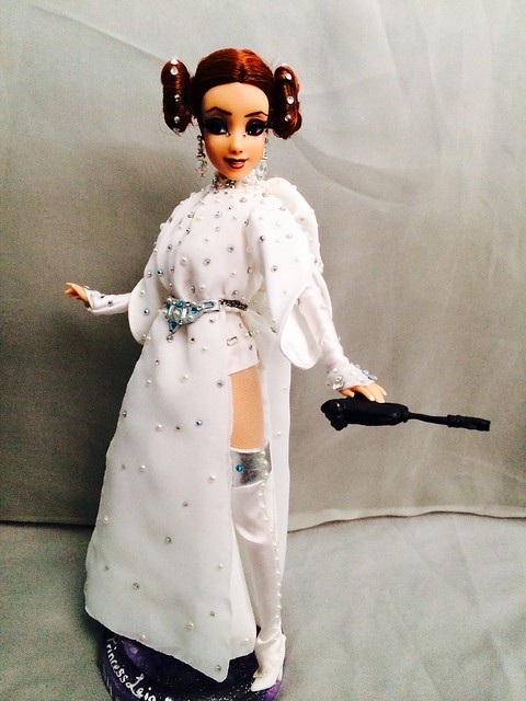 My ooak custom Disney store Princess Leia doll