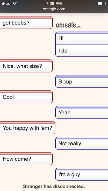 My best omegle conversation ever