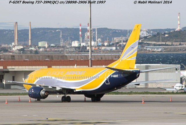 Europe Airpost F-GIXT @ Marseille Provence Airport 20-01-2014