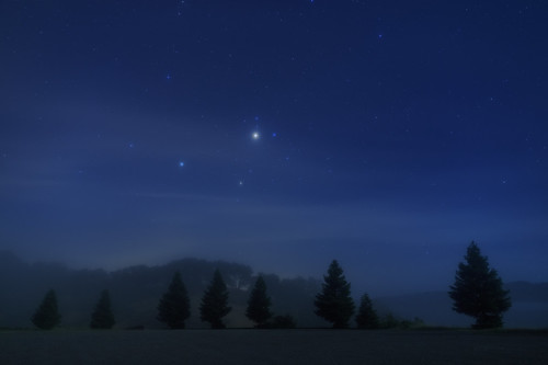lakesonoma nightsky stars fog trees planets mars saturn landscape sonomacounty california astrometrydotnet:id=nova1603508 astrometrydotnet:status=solved
