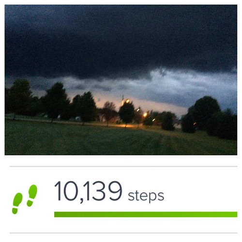 Cutting it close... #steps on the edge of the #storm. #everystepcounts #healthy by Strollin' Dolin, square squareformat iphoneography instagramapp uploaded:by=instagram