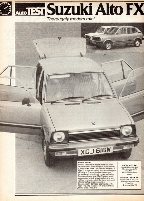 Suzuki Alto FX Road Test 1981 (1)