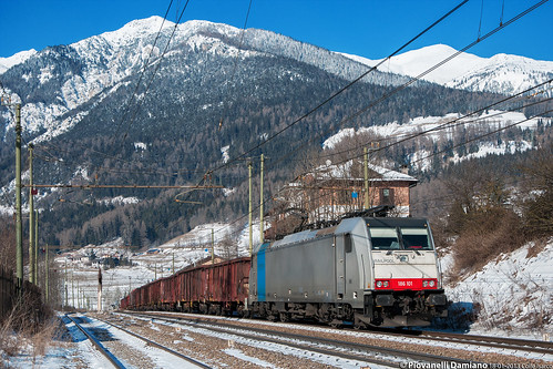 merci traction rail zug company 186 montagna treno fs rtc bombardier traxx treni locomotiva rottami lokomotion e186 186101