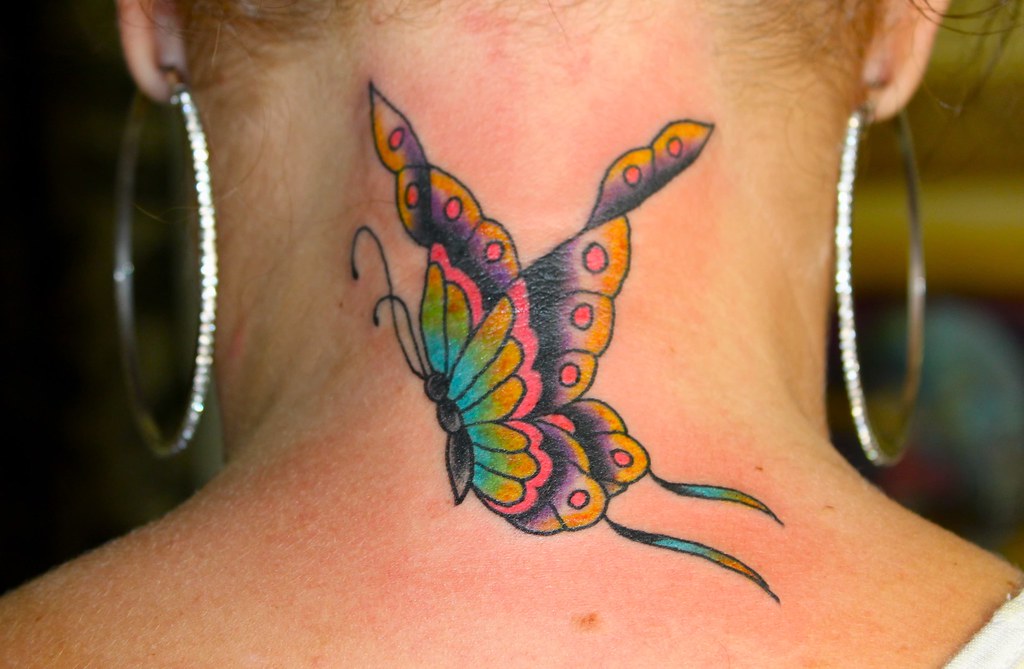 70 Beautiful Tattoo Designs For Women  Butterfly Back Neck Tattoo I Take  You  Wedding Readings  Wedding Ideas  Wedding Dresses  Wedding Theme