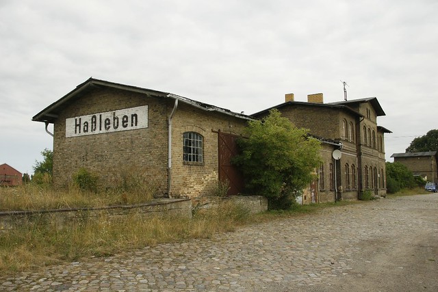 Bahnhof Haßleben 08/2013