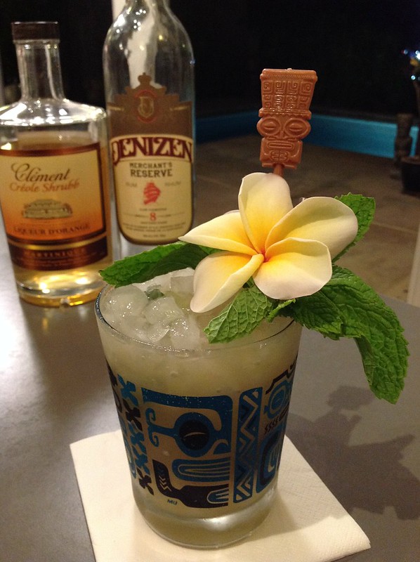 1944 Trader Vic Mai Tai with Denizen Merchant's Reserve rum, lime juice, Clement Creole shrubb, homemade orgeat, simple syrup #cocktail #cocktails #craftcocktails #tiki #tikidrinks #tradervic #rum
