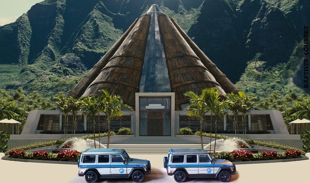 Jurassic World 2015 (Jurassic Park 4) Mercedes-Benz G-Class And Samsung Innovation Center / Visitor's Center