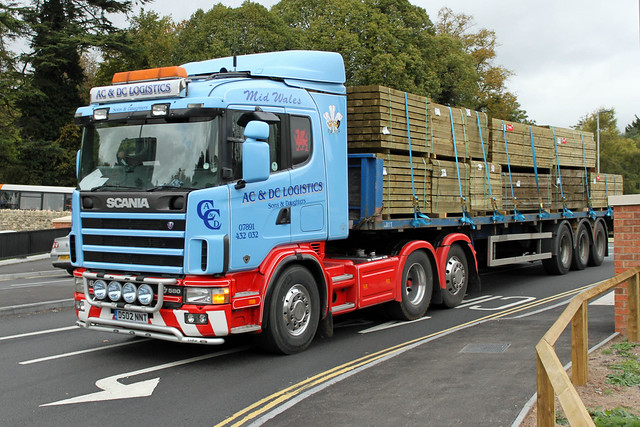 AC & DC Logistics, Mid Wales DS02 NNT, Scania 4-series in Stroud