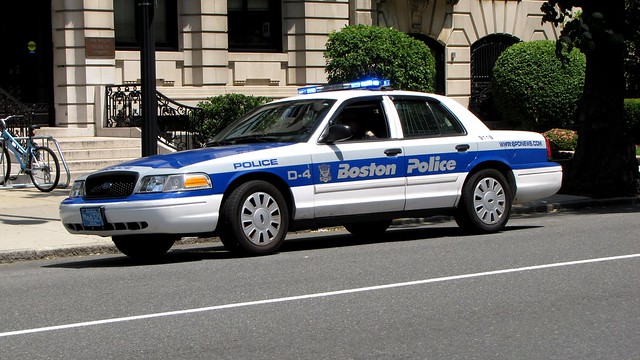 Boston Police cruiser