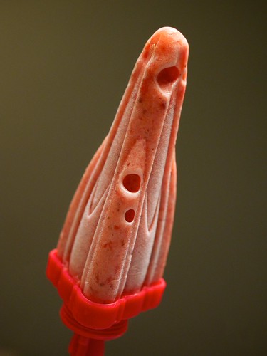 strawberry sorbet popsicle rocket | by varf