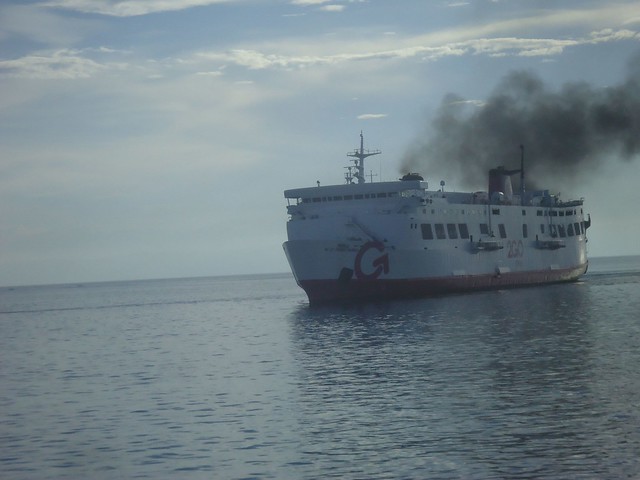 Outgoing ferry from Tagbilaran, Bohol