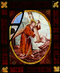 Christ carries his cross