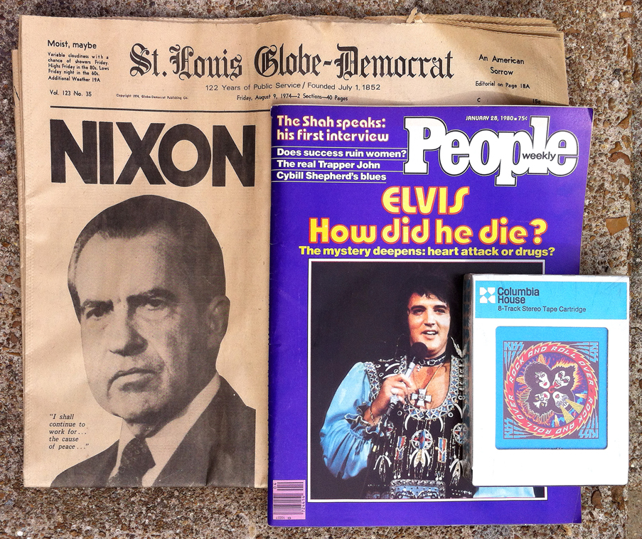 Weekend B - Nixon Paper KISS Elvis 70's