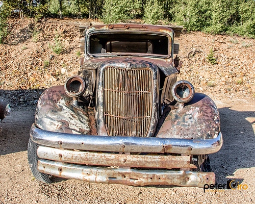Old Pickup Truck at Mollie Kathleen Gold Mine in Cripple Creek, Colorado by Peter Ciro Photography, Old Pickup Truck at Mollie Kathleen Gold Mine in Cripple Creek, Coloradocolorado cripplecreek landsc