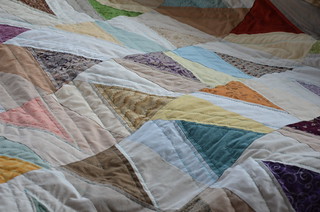 "Leave a Trail" quilt ~ hand quilting | by Sewfrench